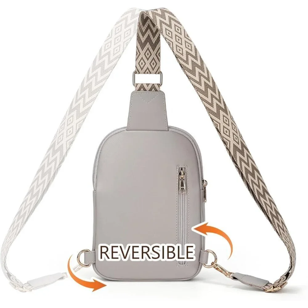 Vegan Leather Anti Theft Crossbody Bag Women RFID Blocking Travel Purse